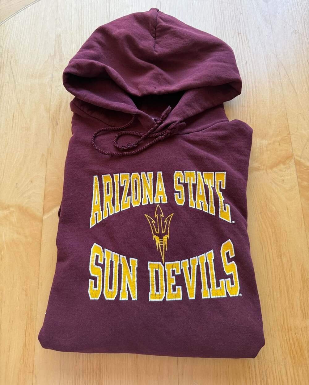 Champion Arizona State Sun Devils Maroon Hoodie Sweatshirt 2XL